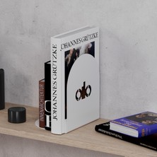 Dekoratif Tasarım Metal Kitap Tutucu