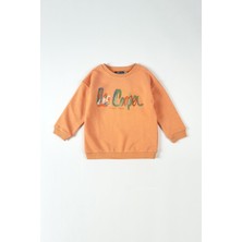 Lee Cooper Sunrise Çocuk O Yaka Sweatshirt Somon