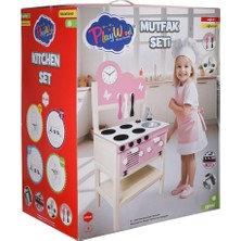 Nessiworld ONY-408 Ahşap Mutfak Seti -Onyıl Oyuncak