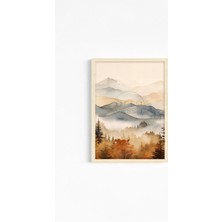 Artavessa Gerçek Ahşap Çerçeveli 3 Parça 3D Poster Tablo Seti - ERSY3SET4
