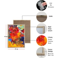 Artavessa 3 Parça Gerçek Ahşap Çerçeveli Tablo Seti - ARTSYCERCEVE16