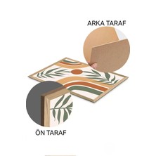 Artavessa 3 Parça Ahşap Çerçeve Görünümlü Mdf Tablo Seti - ERSYCRVSZ3SET23