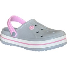 Akınalbella Akınal Bella E457 Gri/pudra Kadın Sabo Terlik