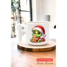 Tanem Yeni Yıl Yılbaşı Noel Tasarımlı T Kulp Seramik Kupa 3