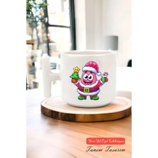 Tanem Yeni Yıl Yılbaşı Noel Tasarımlı T Kulp Seramik Kupa 3