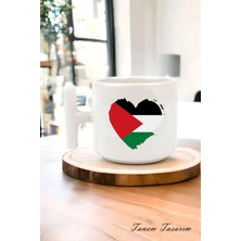 Tanem Filistin Tasarımlı Baskılı T Kupa Bardak , Gazze T Kupa Bardak , Küdüs Kupa Bardağı Mescid-I Aksa