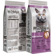 Mofelya Yetişkin Kedi Maması 15 kg Tavuklu
