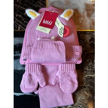 Kitti Bere Atkı Eldiven Takımı  0-18 Ay Peluş Tavşan