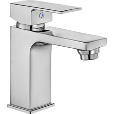 E.C.A. E.C.A Ar Melia Banyo Lavabo Bataryası 102188132 Gümüş Krom Aç - Kapa Özellikli Modern Tasarım