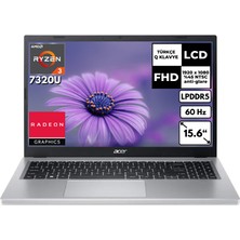 Acer A315-24 Ryzen 3 7320U 8 GB 256 GB SSD 15.6″ Fhd Windows 10 Pro Notebook NX.KDEEY.00C Bt7