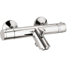 Stecell Termostatik Banyo Bataryası Musluğu Krom