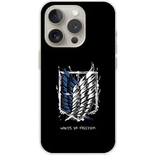 Dali Design Apple iPhone 14 Pro Max Uyumlu Şeffaf Kılıf Attack On Titan Tasarımlı 1
