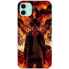 Dali Design Apple iPhone 11 Uyumlu Şeffaf Kılıf Attack On Titan Tasarımlı 3