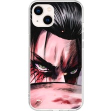 Dali Design Apple iPhone 13 Mini Uyumlu Şeffaf Kılıf Attack On Titan Tasarımlı 2