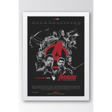 Avengers Çerçeveli Tablo - Yenilmezler Marvel Poster Tablo