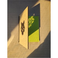 Ahşap Kapaklı Defter Ajanda
