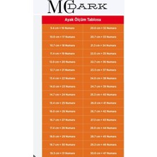 Mcdark 011 Lastik Bağcıklı  Sararmaz Taban ve Cırtlı Çocuk Ayakkabı