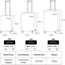 Reymond Luggage Oasis Kumaş Yüzeyli Valiz, Lacivert - Kabin Boy