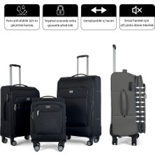 Reymond Luggage Oasis Kumaş Yüzeyli Valiz, Lacivert - Kabin Boy