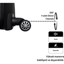 Reymond Luggage Oasis Kumaş Yüzeyli Valiz, Lacivert - Kabin Boy