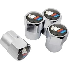 Bmw Uyumlu M/// Logo Krom Renk Lüks Sibop Kapağı Plastik Ürün