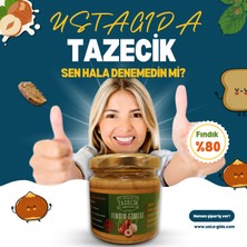 Ustagıda Tazecik Fındık Ezmesi %80 Fındık x 3 Adet (Doğal-Koruyucusuz-Vegan)