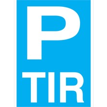 1Beyaz Reklam Tır Uyarı Tabelası - 70x100 Foreks - P7
