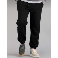 Erkek 3 Iplik Şardonlu Eşofman Alt Jogger Oversize