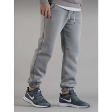 Erkek 3 Iplik Şardonlu Eşofman Alt Jogger Oversize