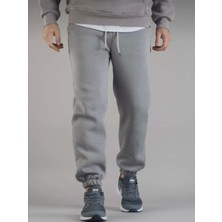 Erkek 3 Iplik Şardonlu Eşofman Alt Jogger Oversize