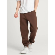 Erkek 3 Iplik Şardonlu Eşofman Alt Jogger Oversize