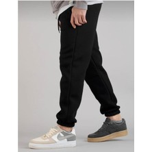 Erkek 3 Iplik Şardonlu Eşofman Alt Jogger Oversize