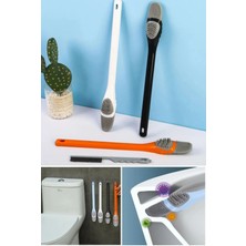 Btm Home Pratik Silikon Klozet Temizleme Fırcası ve Kıl Fırça