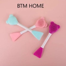 Btm Home Silikon Yüz Temizleme Fırçası Maske Fırçası Peeling Fırçası