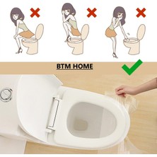 Btm Home Tek Kullanımlık Pratik Klozet Kapak Örtüsü 50 Adet