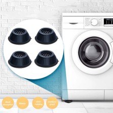 4lü Beyaz Eşya Makine ve Koltuk Yatak Masa Silikon Tabanlı Ses ve Yükseltici Titreşim Önleyici Ayak