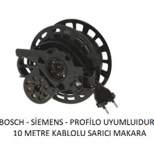 Bosch - Siemens - Profilo Elektrikli Süpürge Kablo ve Sarma Makarası (Almadan Önce Model Sorgulatınız