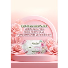 Number 1 Gül Kokulu Islak Mendil 12x90