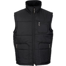 KKDSTOCK Polarlı Mikro Kumaş İş Yeleği Şişme 3 Cepli Anorak Avcılık Çalışma Yeleği