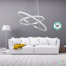 Harnelli Modern Tasarım 2li Halka LED Avize
