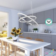 Harnelli Modern Tasarım 2li Halka LED Avize