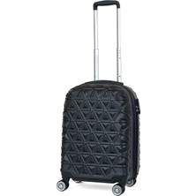 Reymond Luggage Abs Piramit Canyon Serisi Valiz, Siyah - Kabin Boy