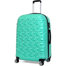 Reymond Luggage Abs Piramit Canyon Serisi Valiz, Mint - Büyük Boy