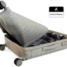 Reymond Luggage Karbon Pp Horizon Serisi Kırılmaz Valiz, Gold - Kabin Boy