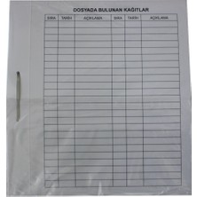 Turuncu Beyaz Mahkeme Dava Icra Avukat Dosyası Beyaz 100'LÜ