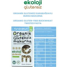 Ekoloji Market Organik Glutensiz Makarna Karabuğdaylı Burgu 200 gr