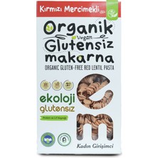 Ekoloji Market Organik Glutensiz Makarna Kırmızı Mercimekli Burgu 200 gr