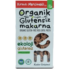 Organik Glutensiz Makarna Kırmızı Mercimekli Külah  200 gr