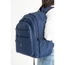 Baginn Kadın Sırt Çantası Çok Cepli 40*30 cm Hafif Klinkır Kumaş Okul Çantası Spor Seyahat Çantası Su Itici