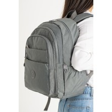 Baginn Kadın Sırt Çantası Çok Cepli 40*30 cm Hafif Klinkır Kumaş Okul Çantası Spor Seyahat Çantası Su Itici